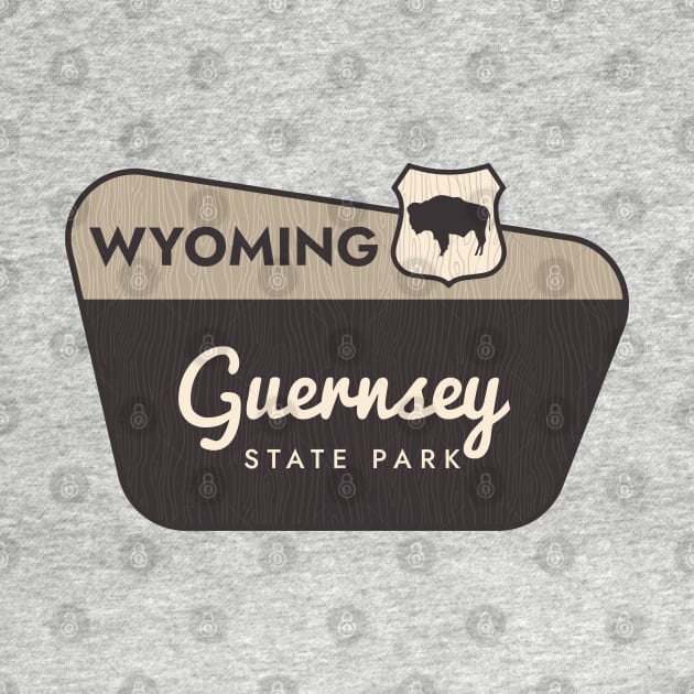 Guernsey State Park Wyoming Welcome Sign by Go With Tammy